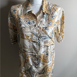 Women’s vintage tess silk shirt size small